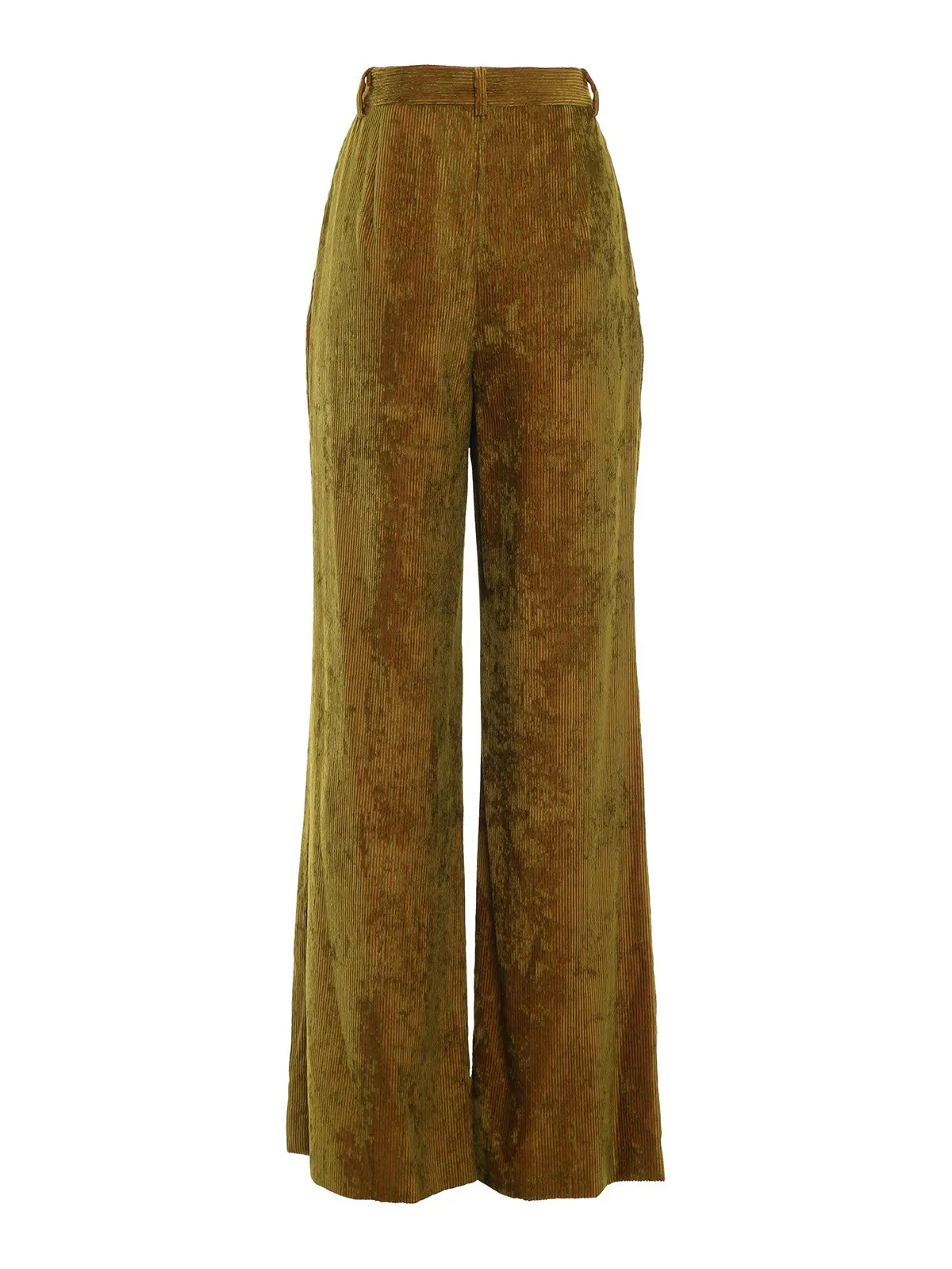 Alberta Ferretti High Waisted Flared Pants