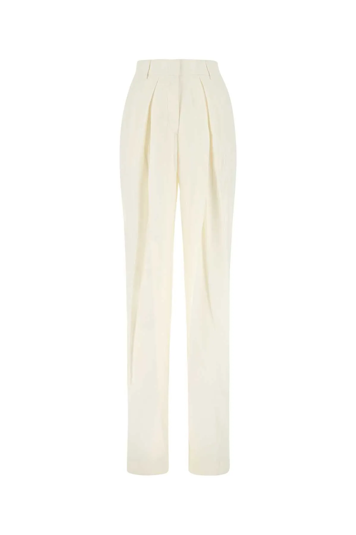 Alberta Ferretti High-Waisted Pleated Trousers