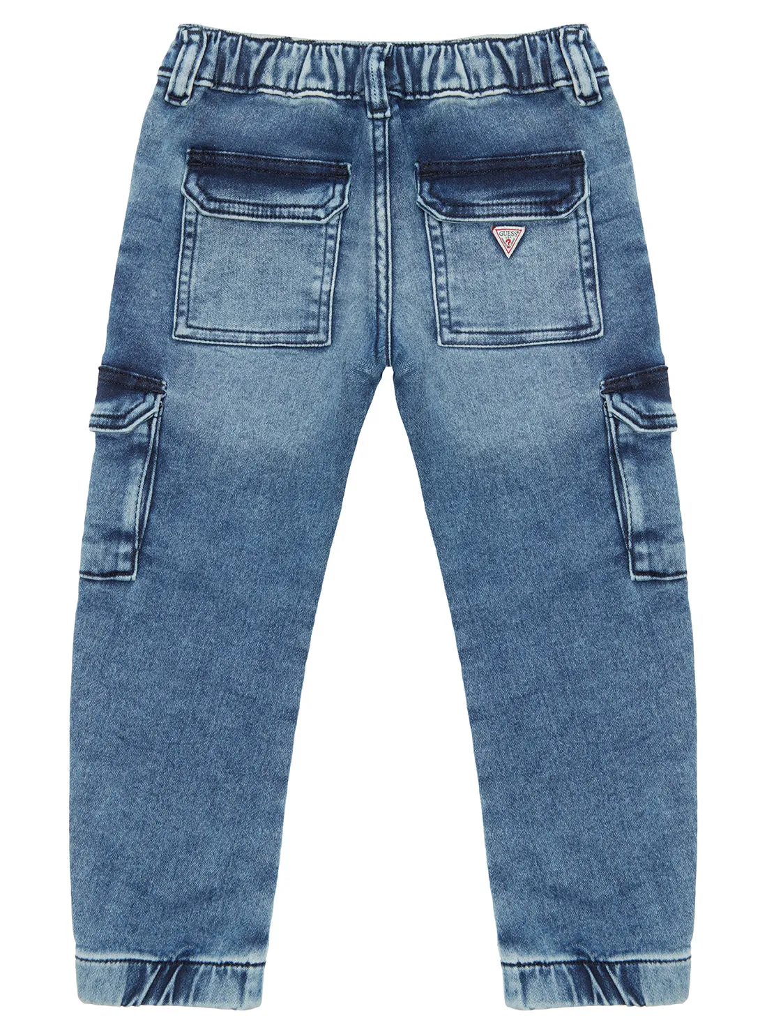 Blue Denim Cargo Pants (2-7)