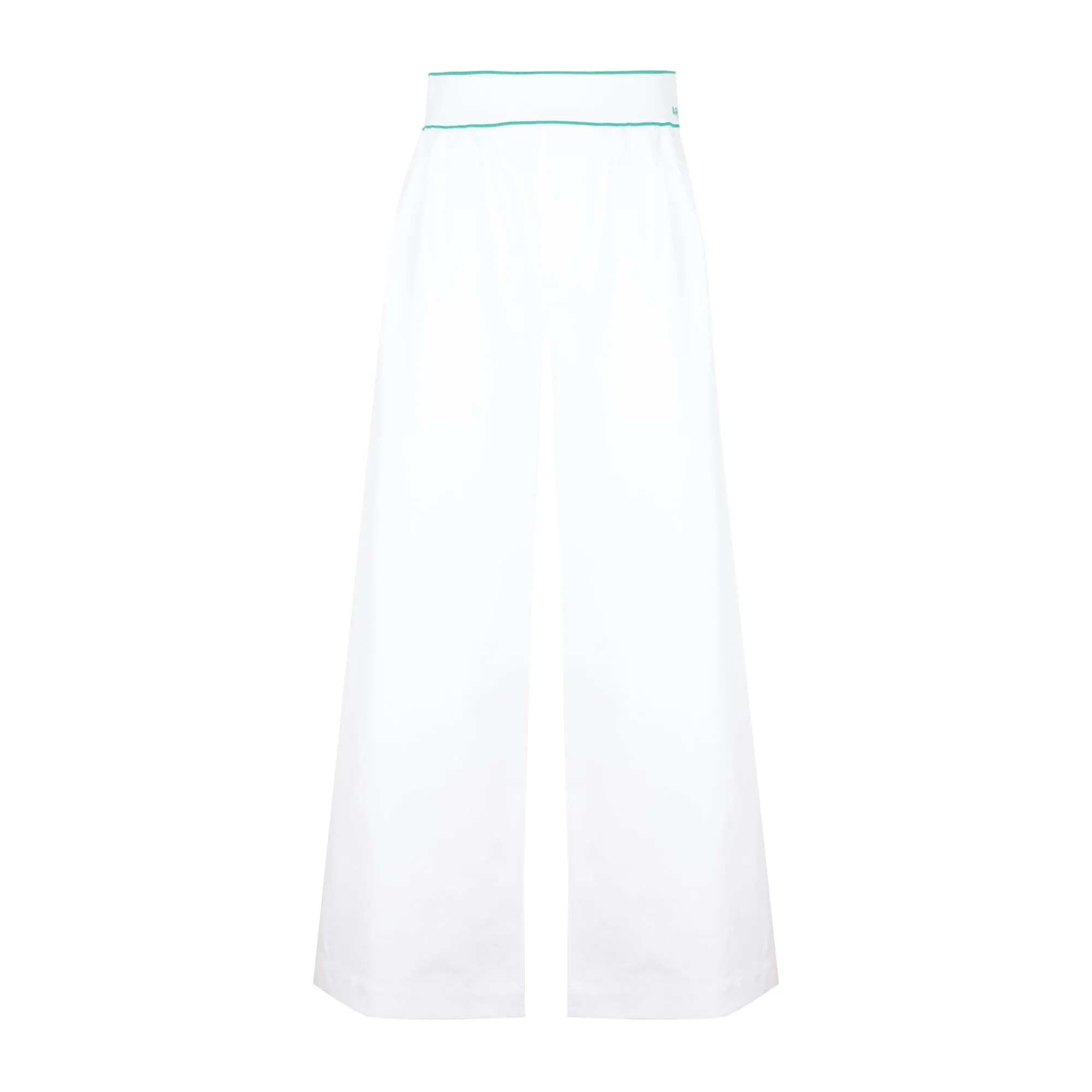 Bottega Veneta Elastic Waist Wide Leg Trousers
