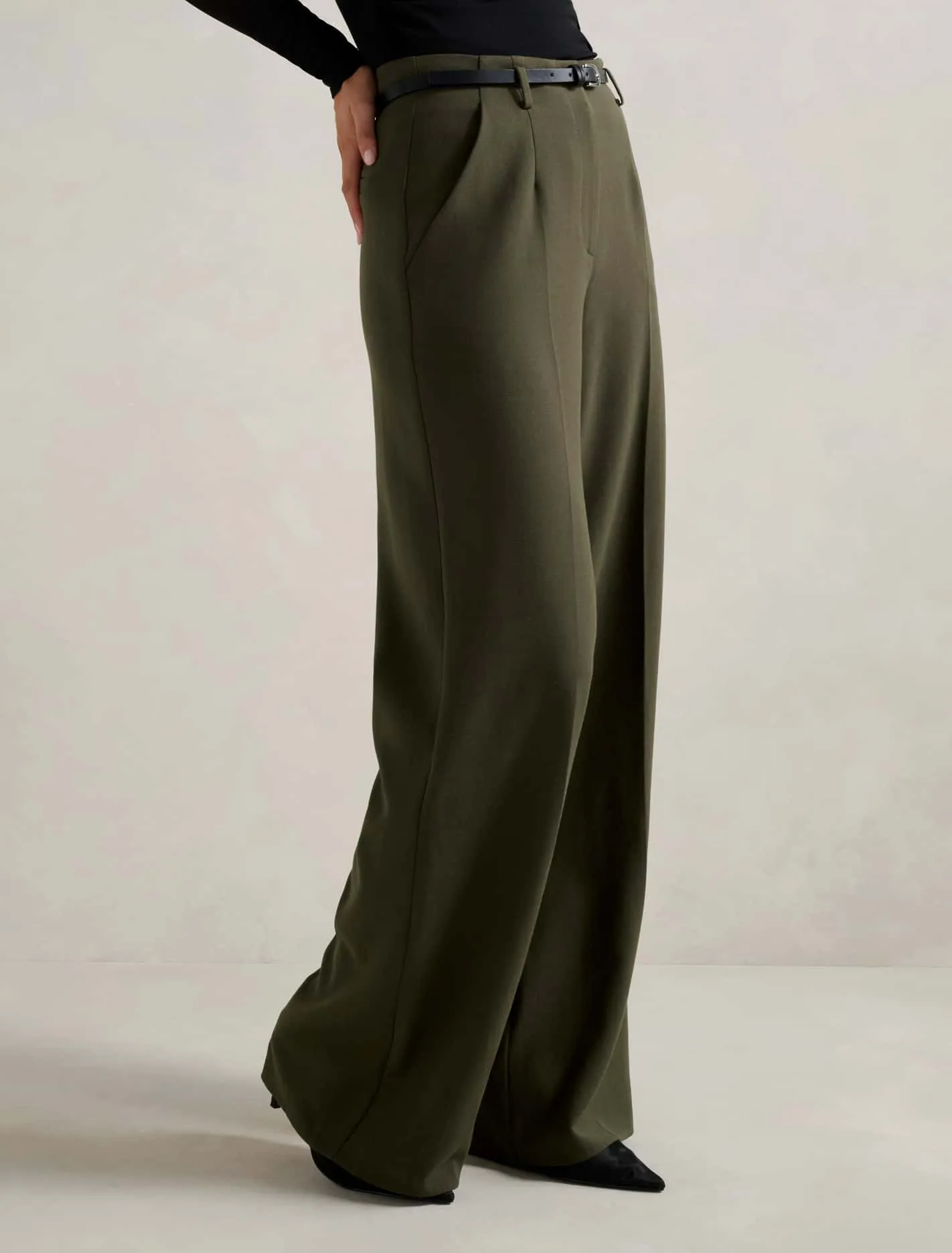 Chantelle Belted Wide Leg Pants