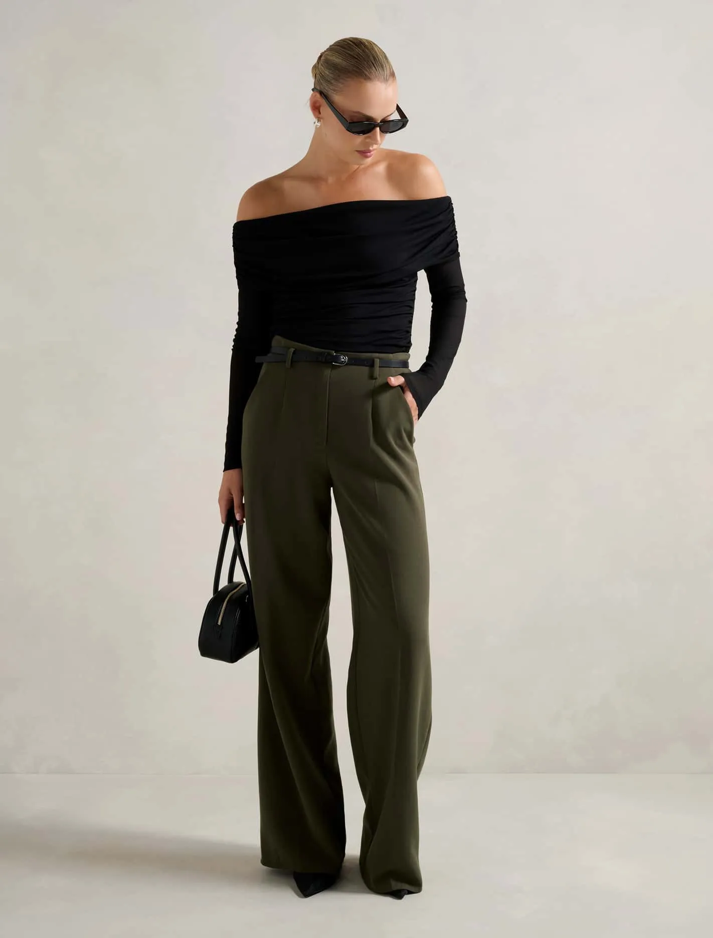 Chantelle Belted Wide Leg Pants