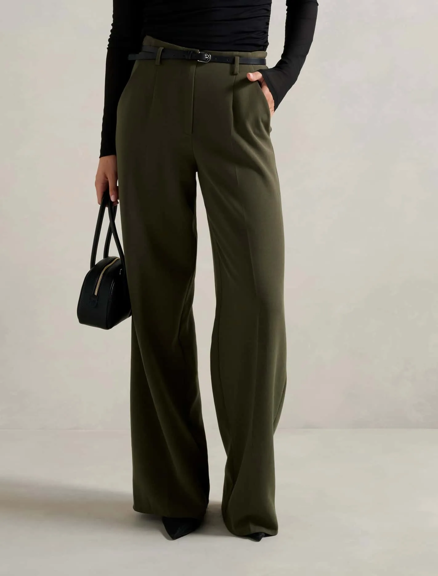 Chantelle Belted Wide Leg Pants