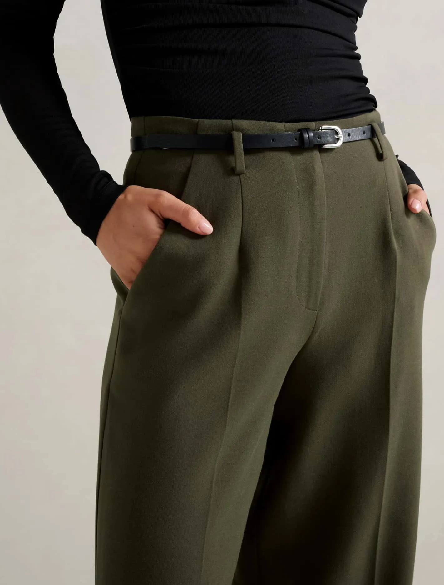 Chantelle Belted Wide Leg Pants