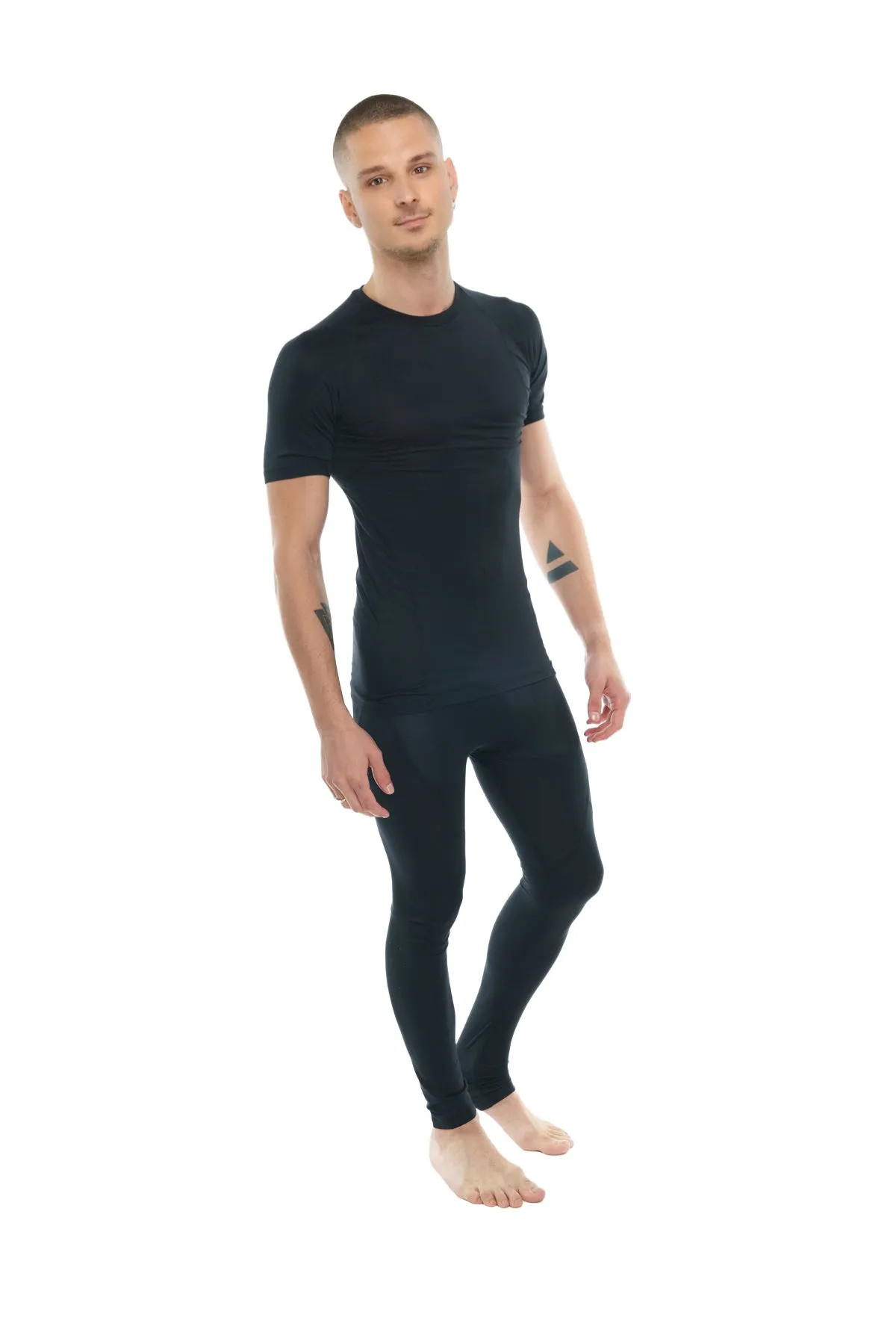 Designer Raglan Crew-Neck Tee (Carbon Black)