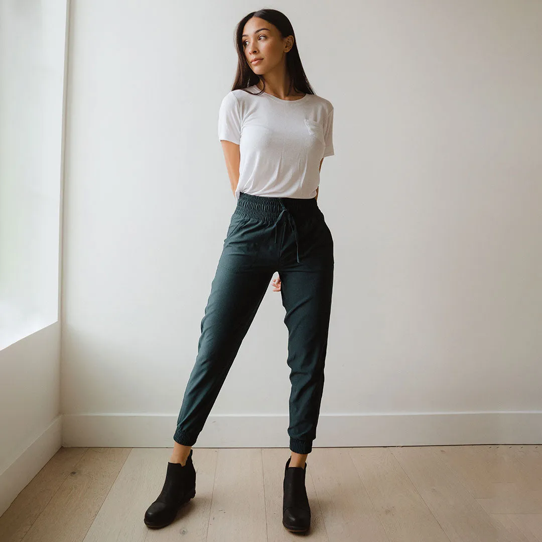 Destination Joggers, Heather Cobalt