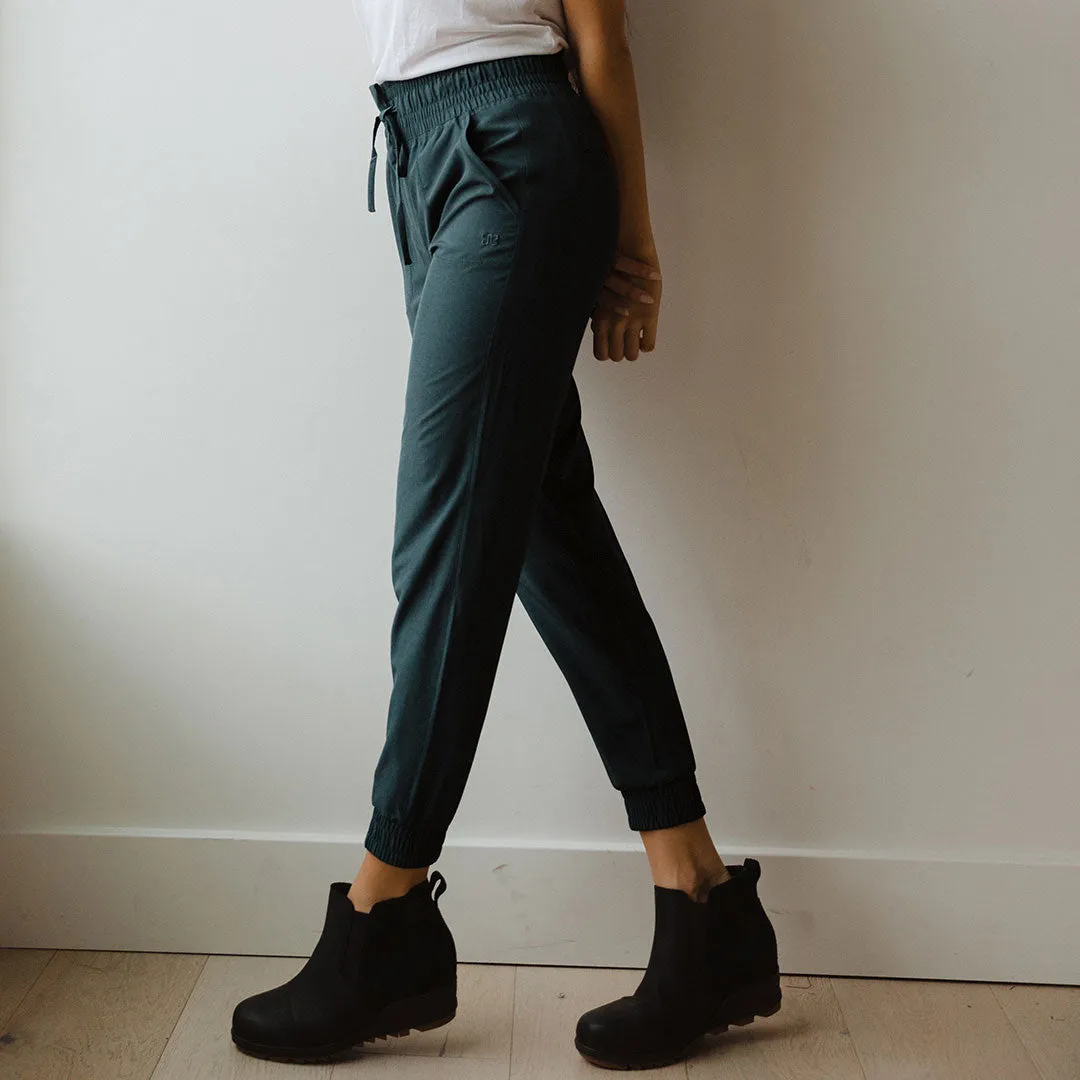 Destination Joggers, Heather Cobalt