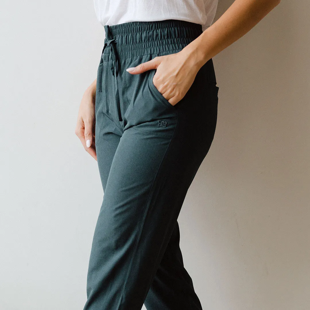Destination Joggers, Heather Cobalt