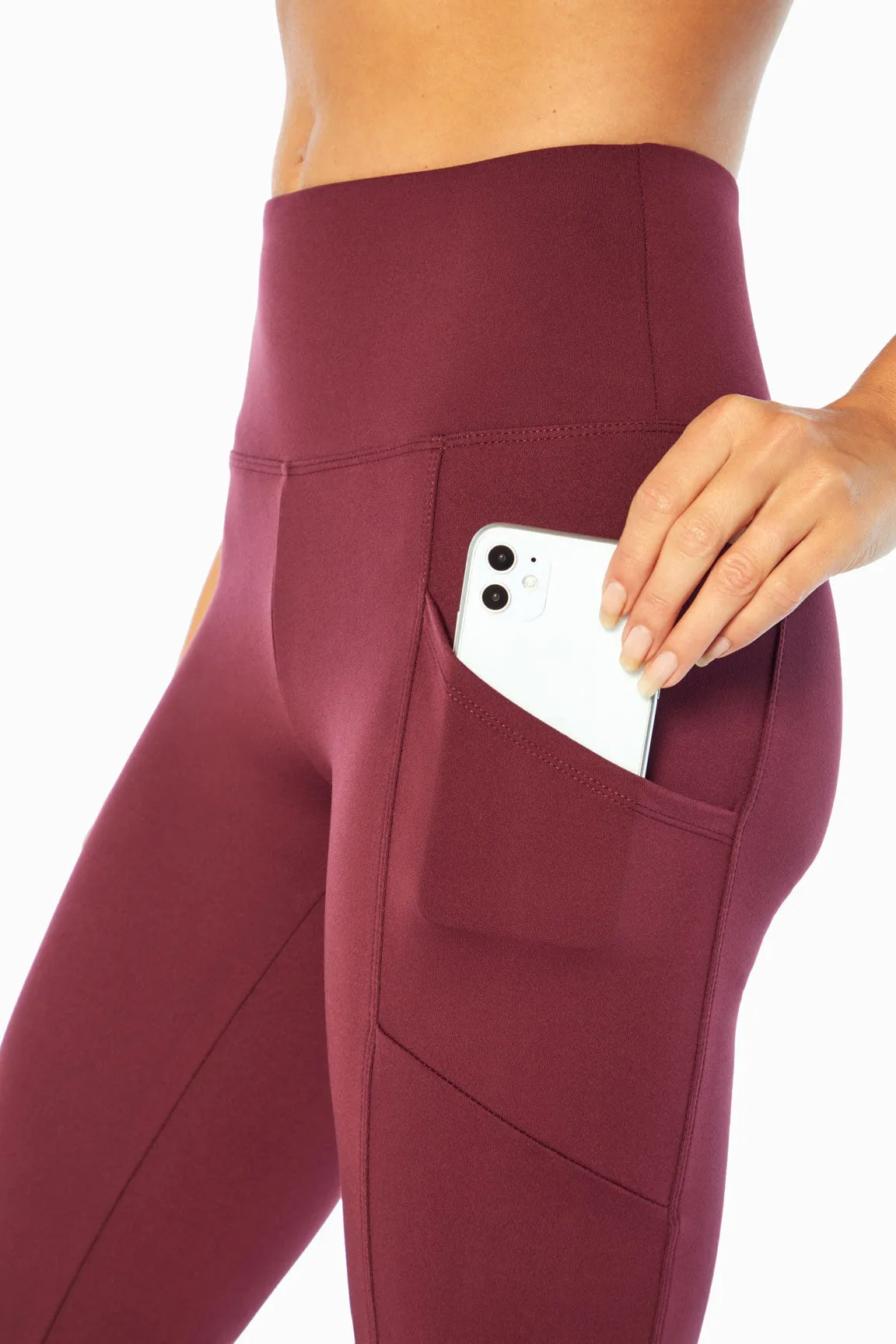 Eclipse Side Pocket Tummy Control Yoga Pant
