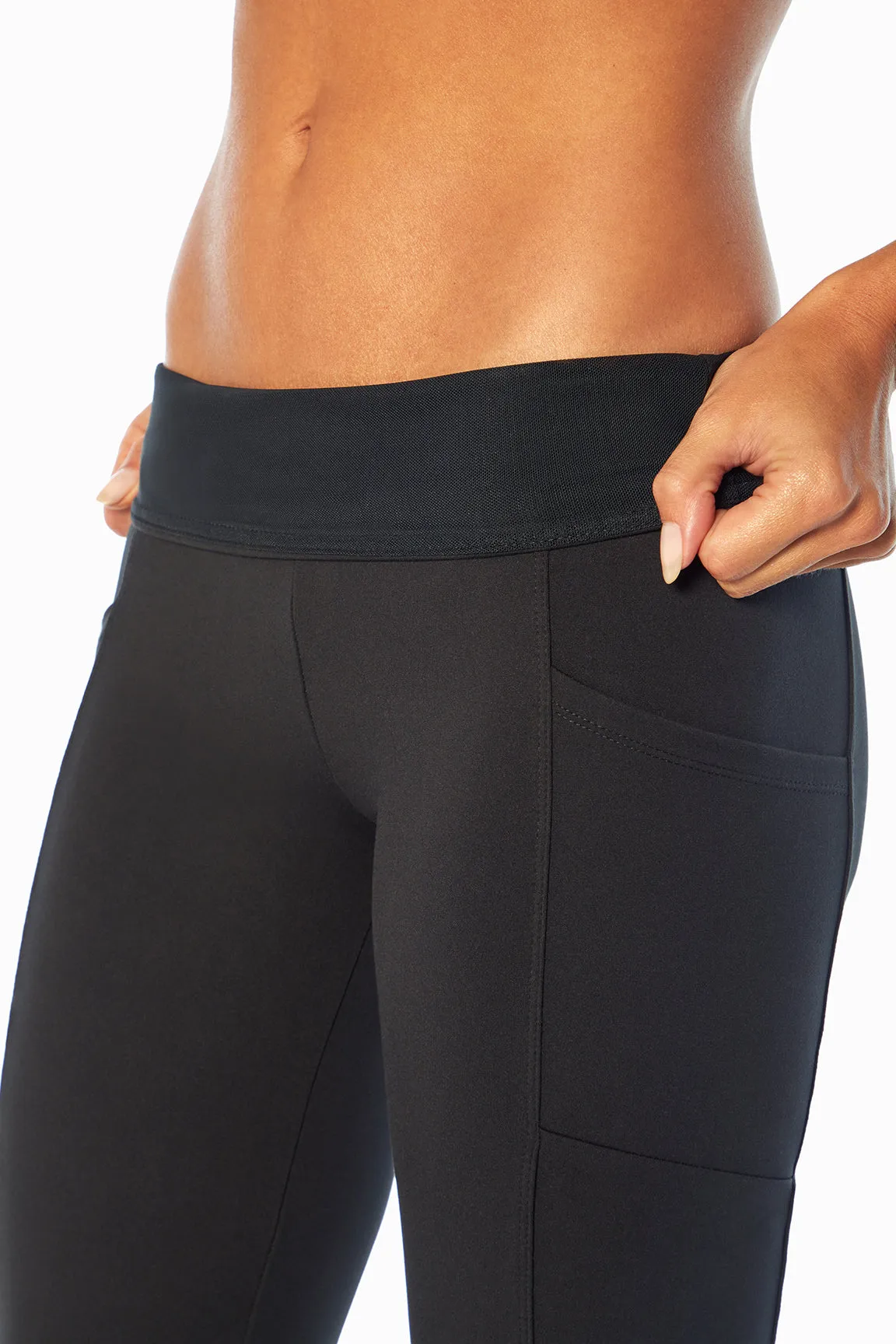 Eclipse Side Pocket Tummy Control Yoga Pant