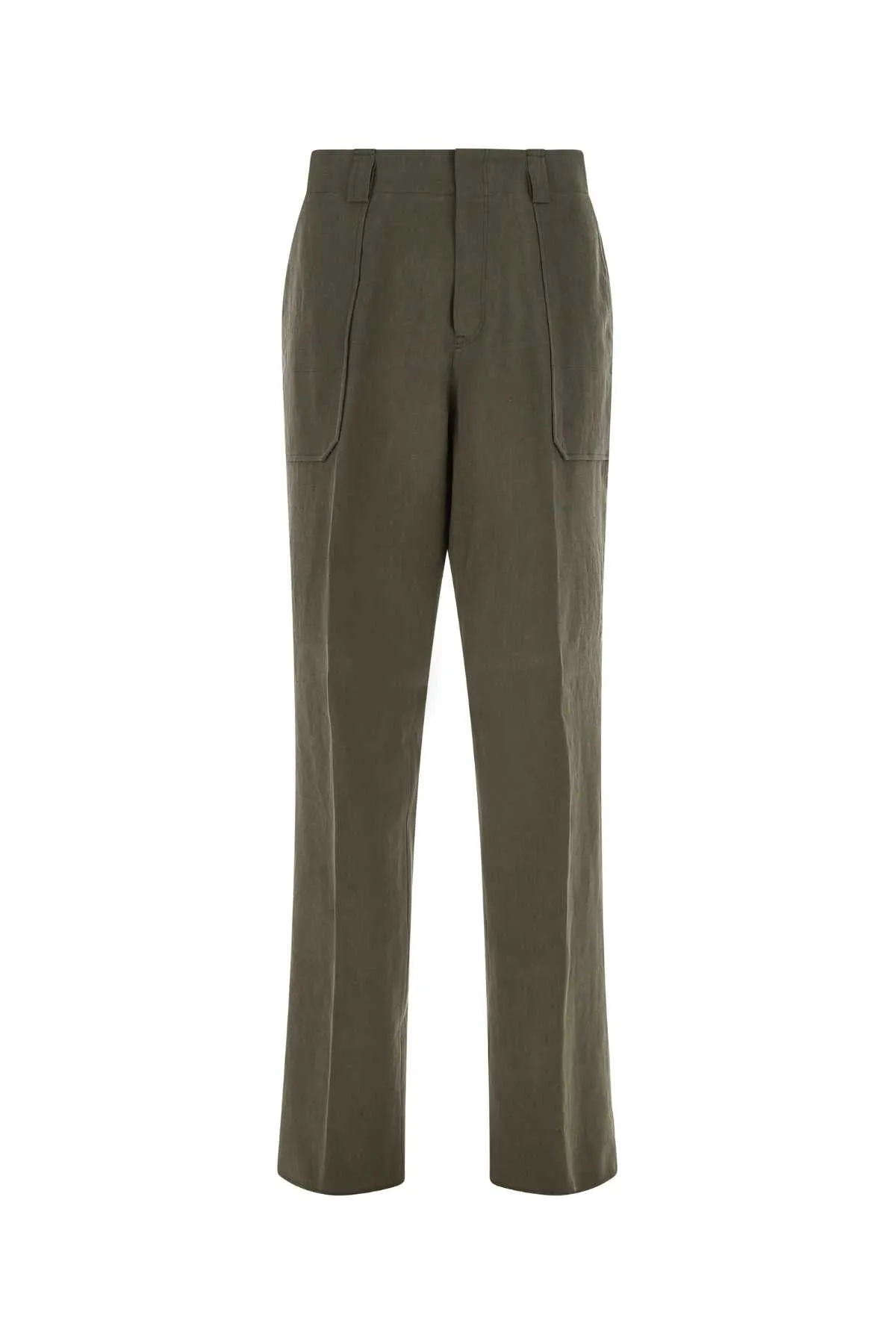 Ermenegildo Zegna High-Rise Straight Leg Pants