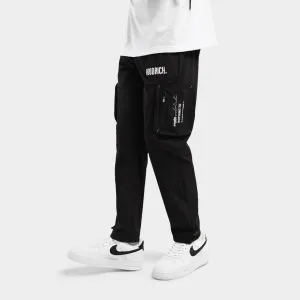 Hoodrich Coalition Woven Cargo Pants Black / White - Lychee
