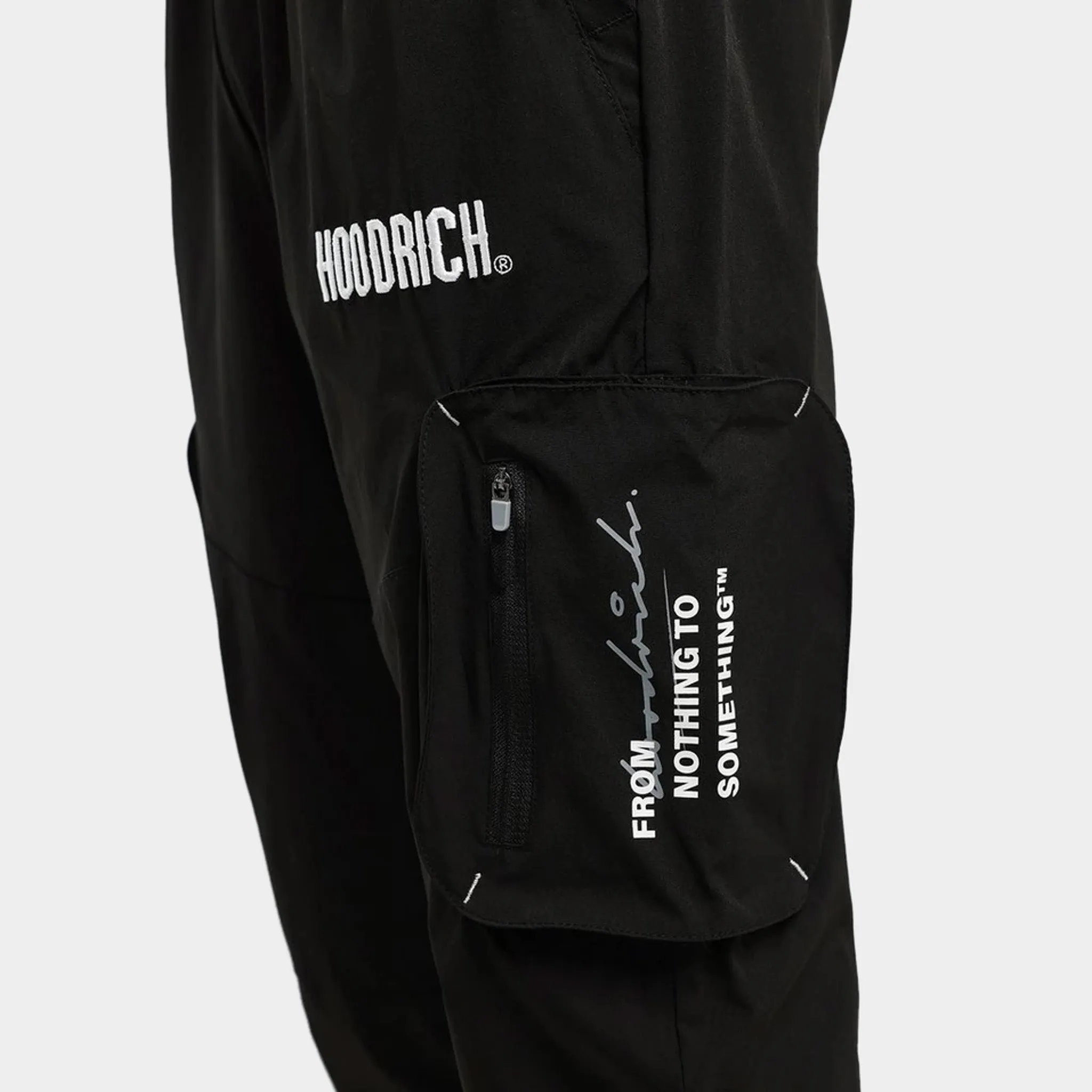 Hoodrich Coalition Woven Cargo Pants Black / White - Lychee