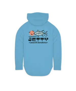 Jetty Mens Bluefin Uv Long Sleeve Tee