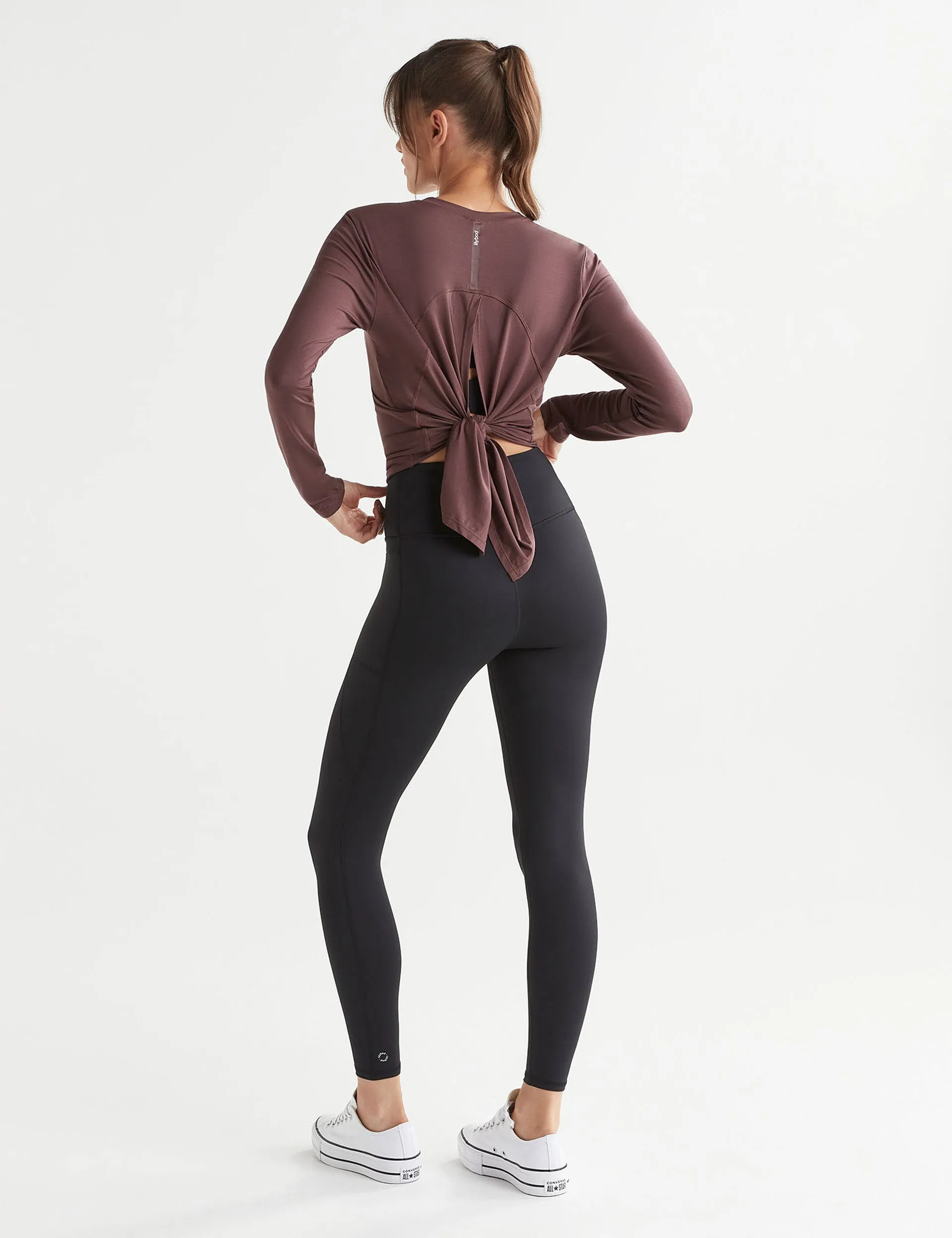 Kendall Long Sleeve Top - Burgundy