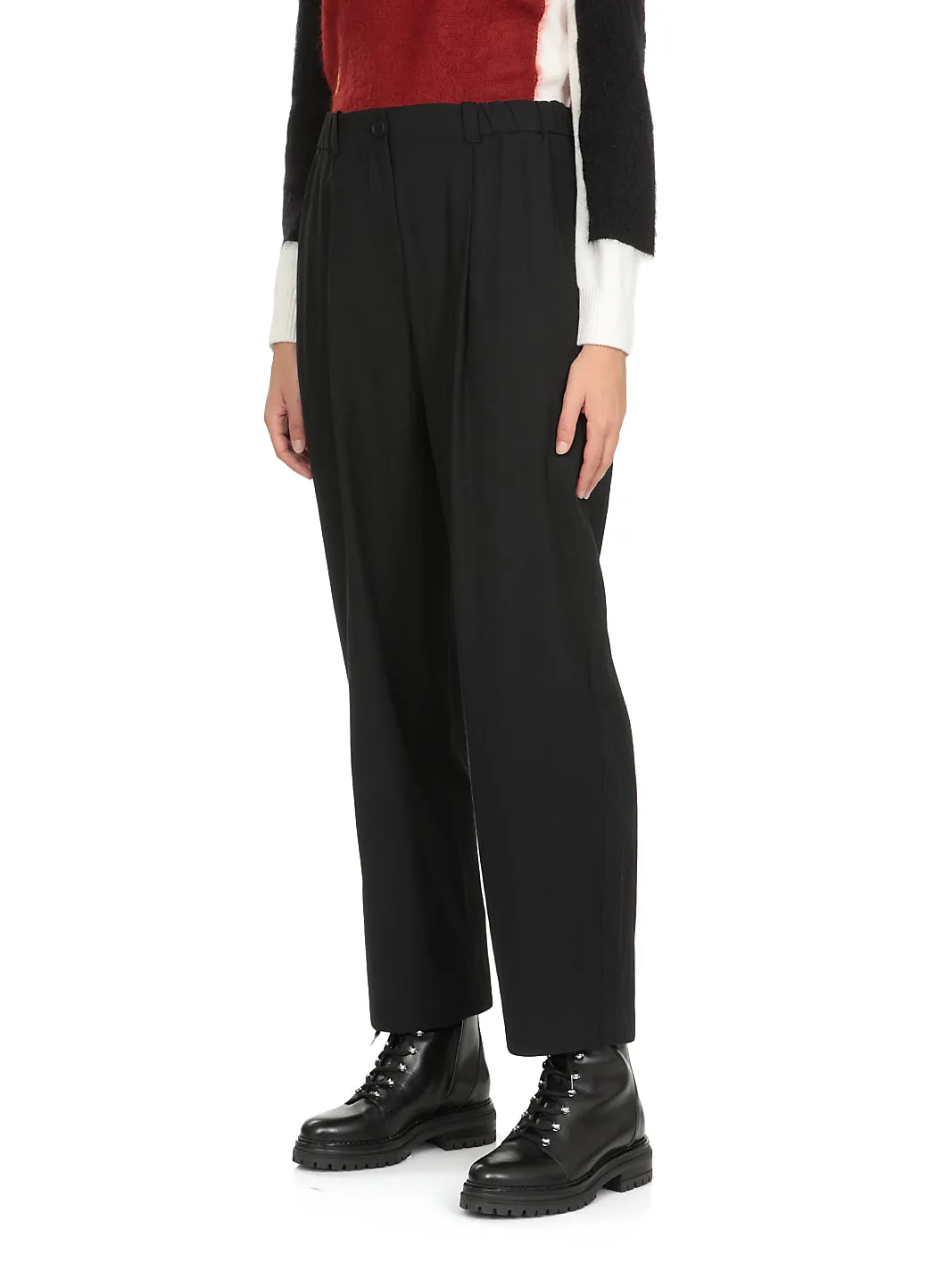Kenzo High-Waisted Straight-Leg Pants