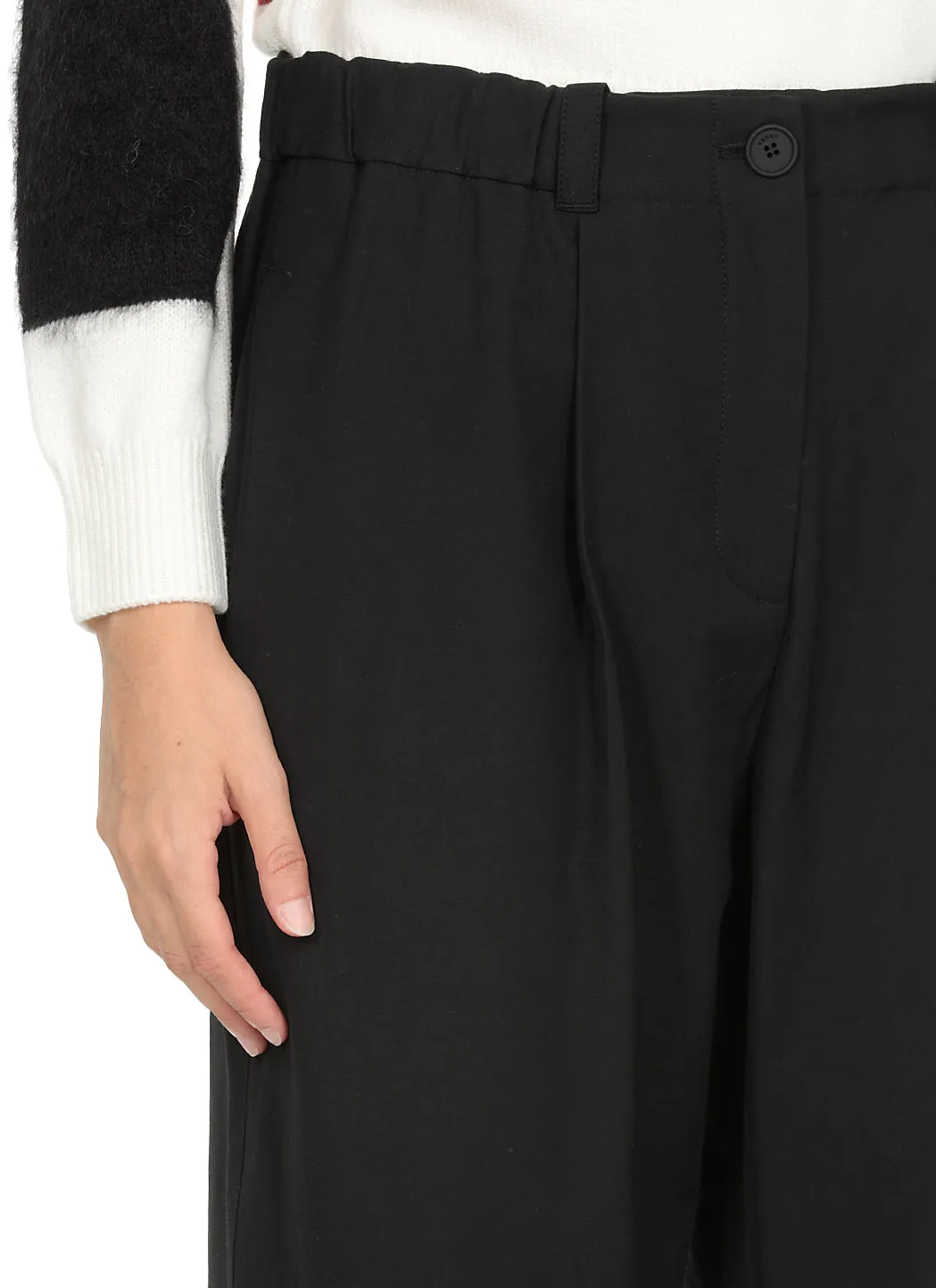 Kenzo High-Waisted Straight-Leg Pants