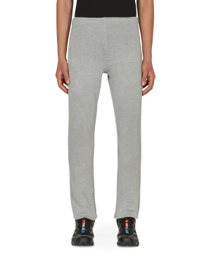 Knitted Underlayer Long Pants Grey
