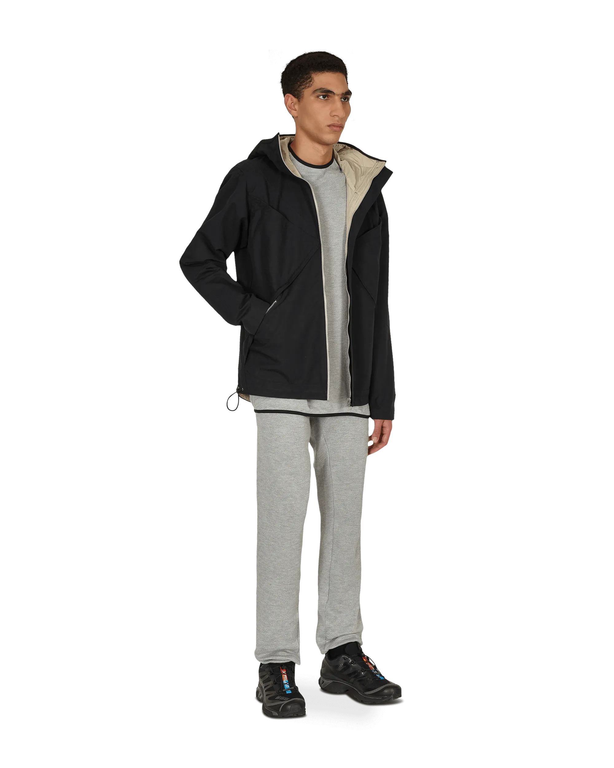 Knitted Underlayer Long Pants Grey
