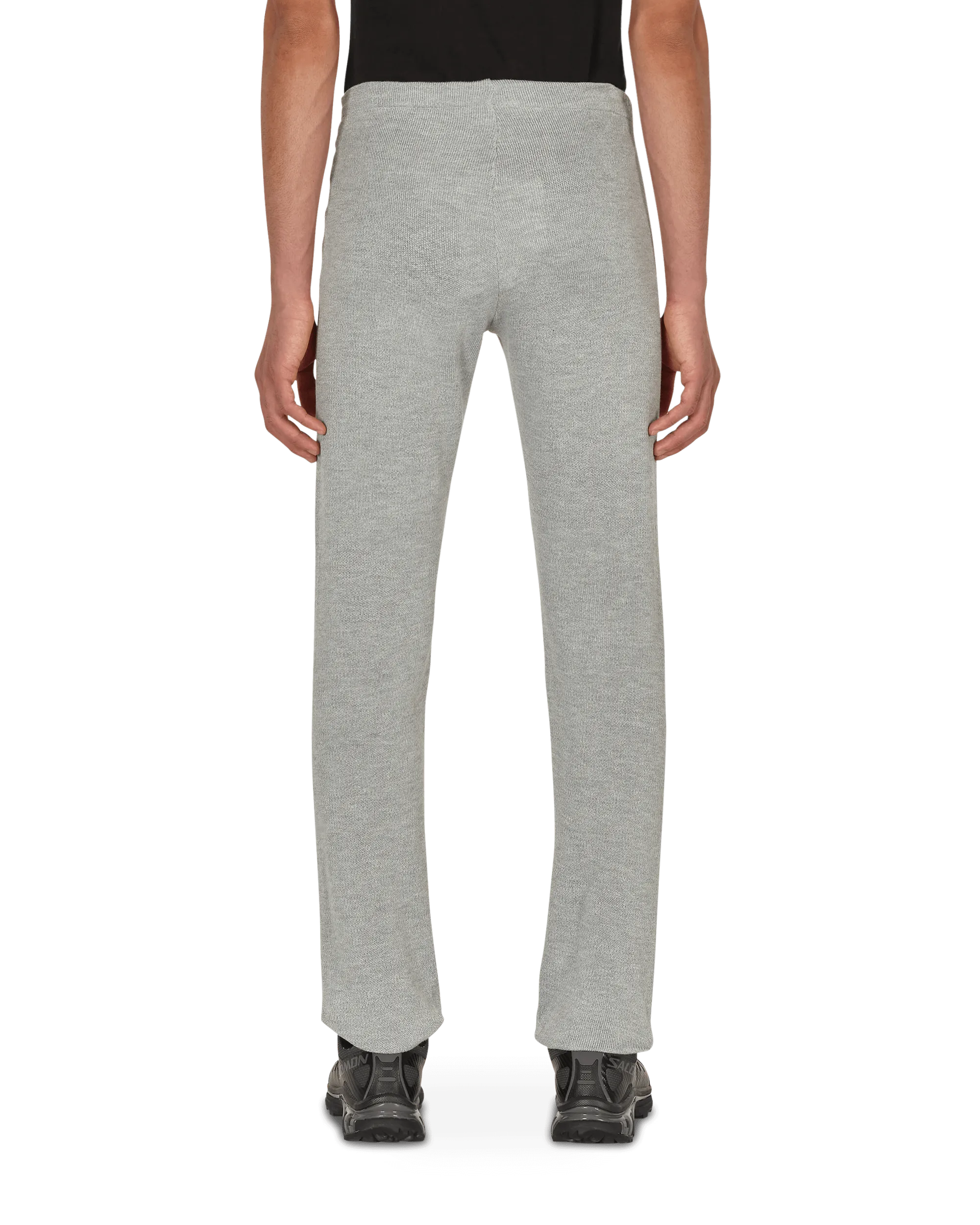 Knitted Underlayer Long Pants Grey