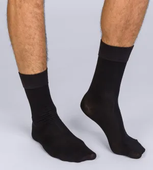 Lot de 2 mi-chaussettes noir Homme Soft Touch