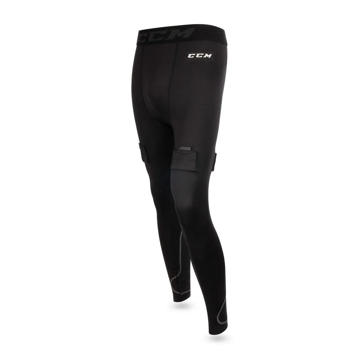Men Compression Pro Pant with Jock/Tabs  - Senior