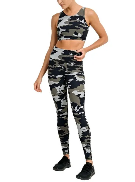 Mono B Jungle Camo Criss Cross Bra AT2627 and Plus