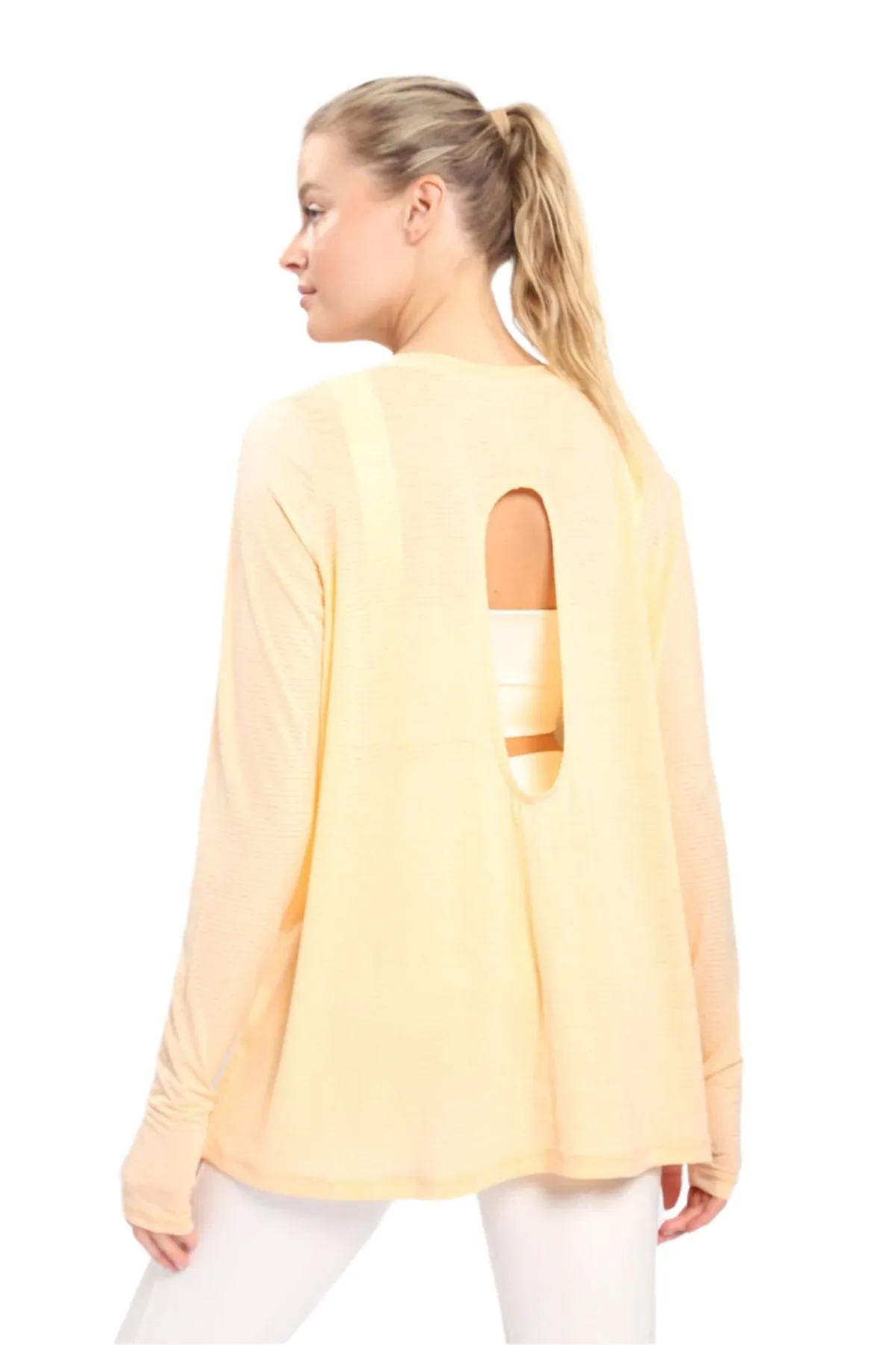 Mono B Mesh Long Sleeve Top AT2876