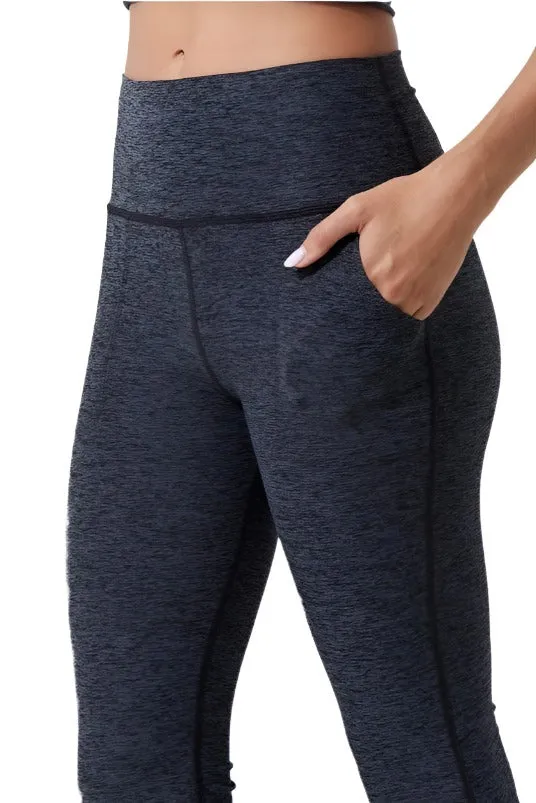 Noli Curve Flair Legging Charcoal Heather