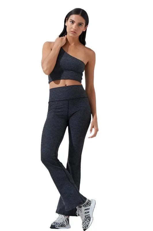 Noli Curve Flair Legging Charcoal Heather