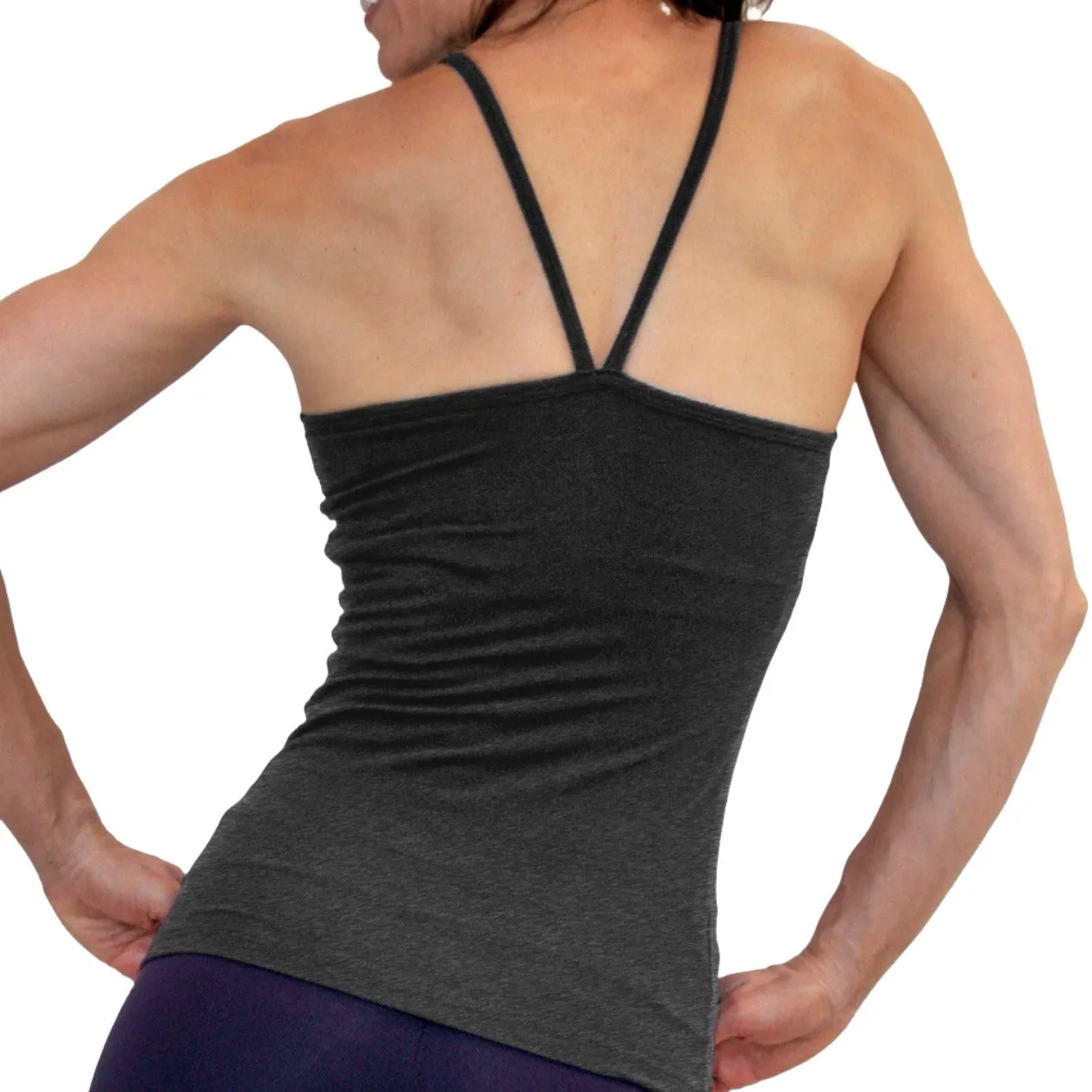 One Step Ahead Brushed Supplex V Neck Cami Long Top 20184