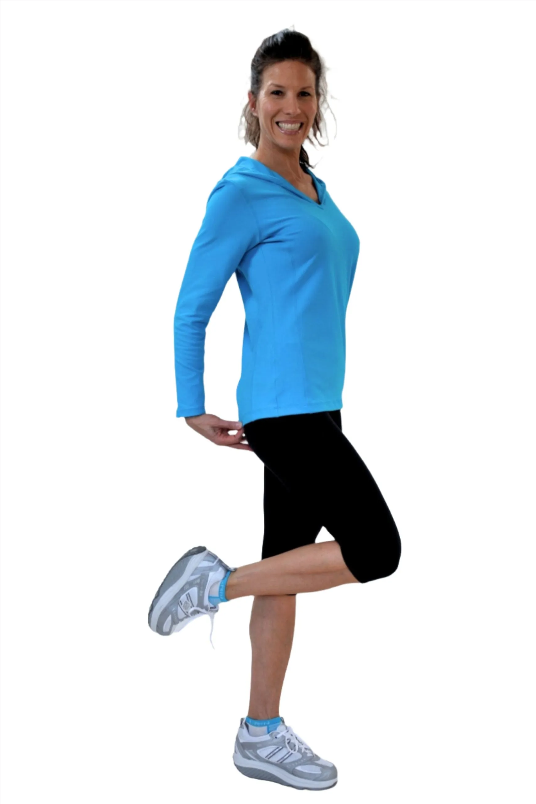 One Step Ahead Simple Hoodie Brushed Supplex 20150