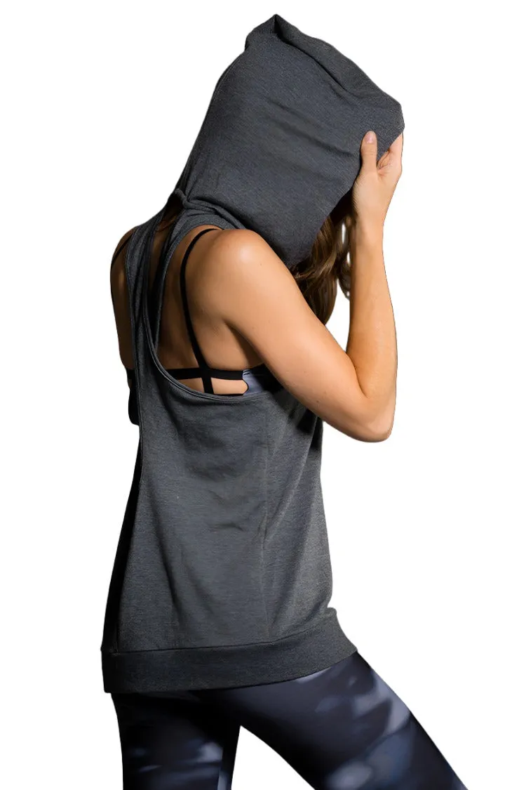 Onzie Hot Yoga Wear X Back Hoodie 606