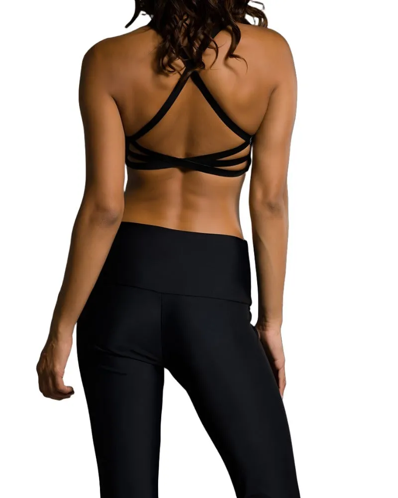 Onzie Hot Yoga X Back Elastic Bra Top 377