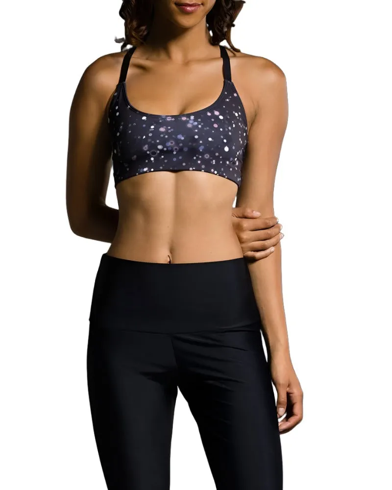 Onzie Hot Yoga X Back Elastic Bra Top 377