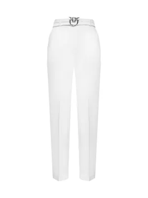 Pinko Logo Belted Waist Pants
