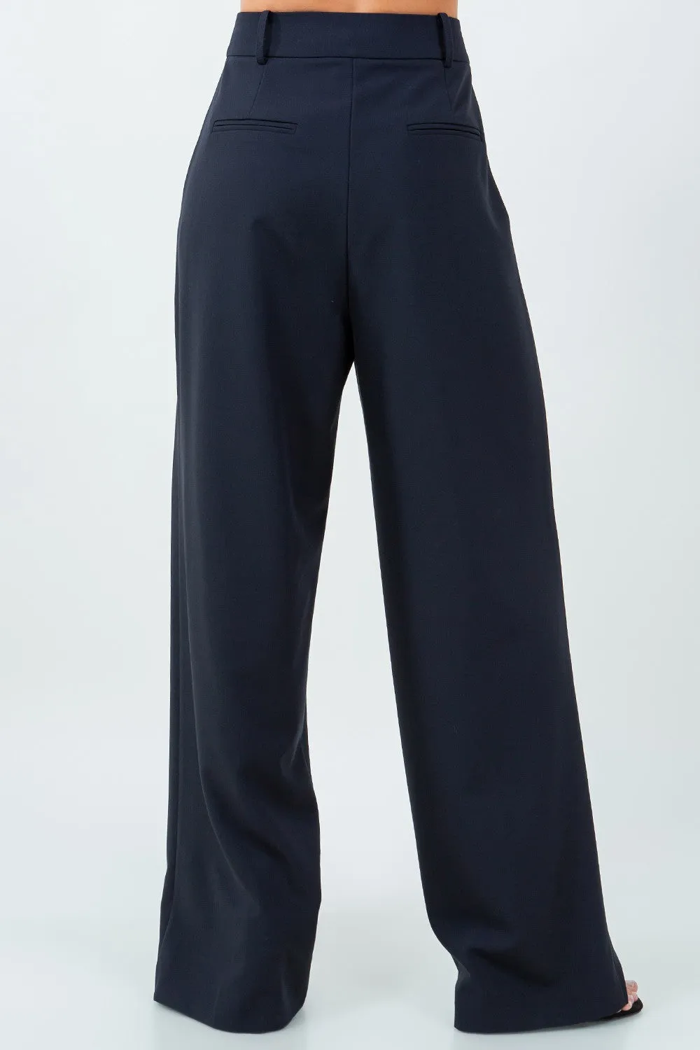 PLEATED TROUSERS