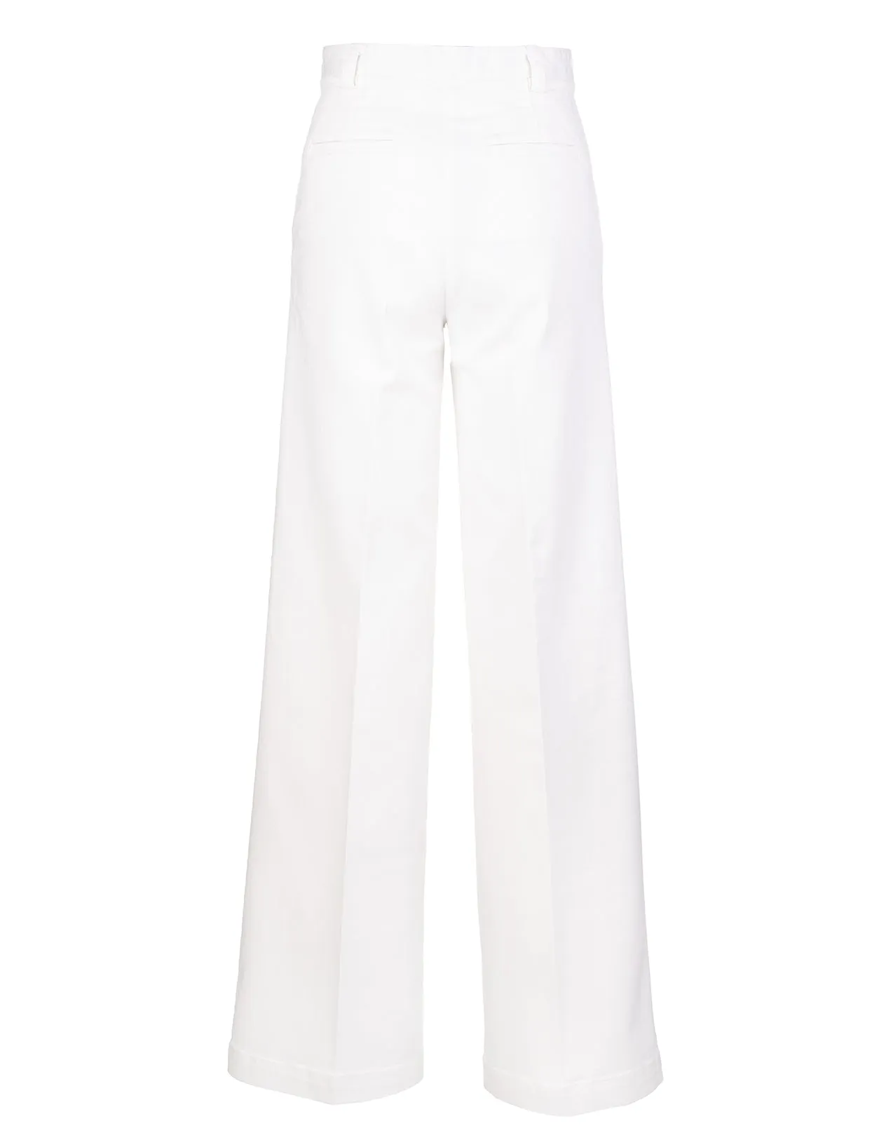 REDValentino High Waist Wide-Leg Gabardine Pants