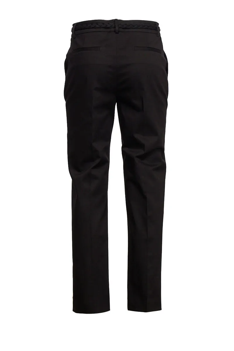 REDValentino Tie-Waist Straight-Leg Pants