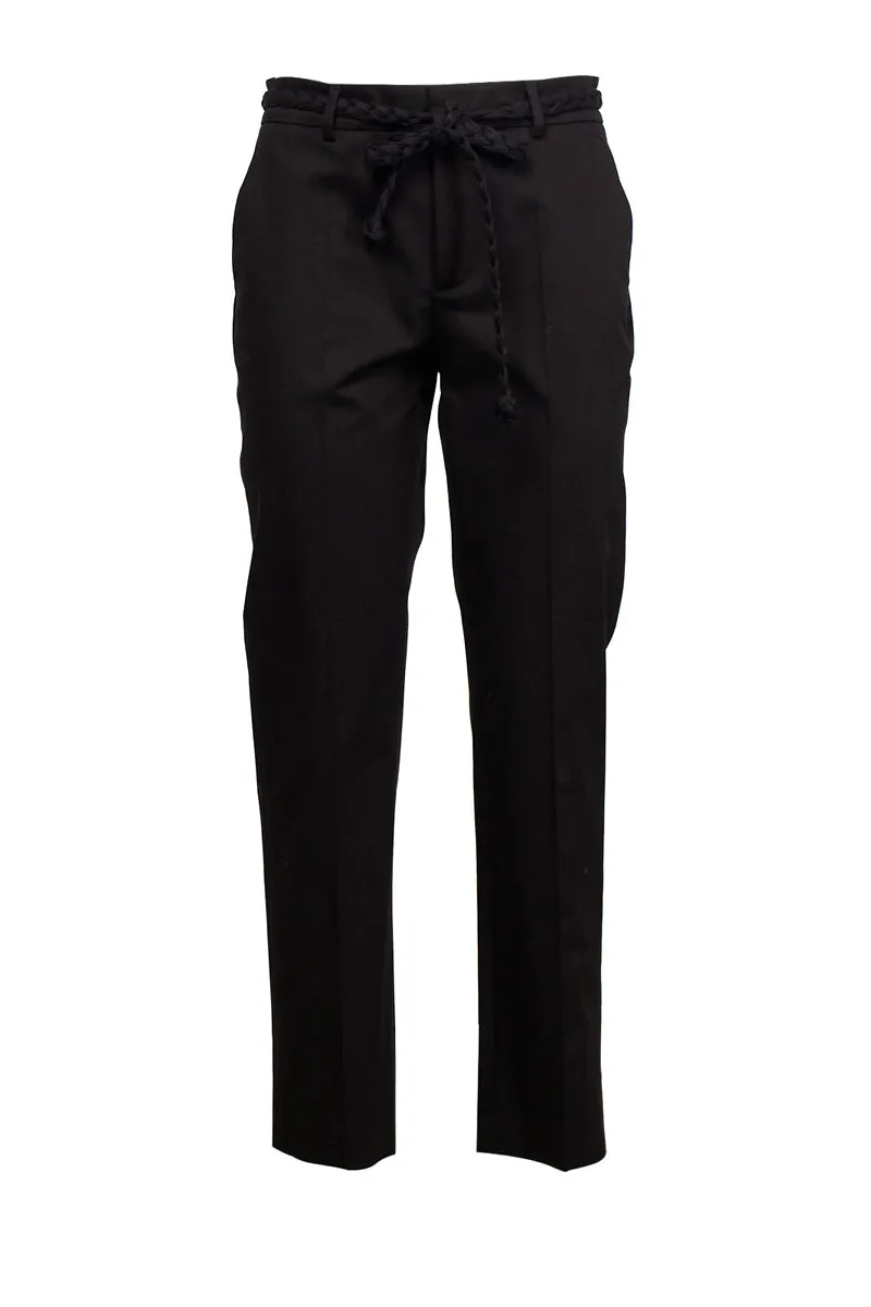 REDValentino Tie-Waist Straight-Leg Pants