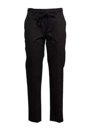 REDValentino Tie-Waist Straight-Leg Pants