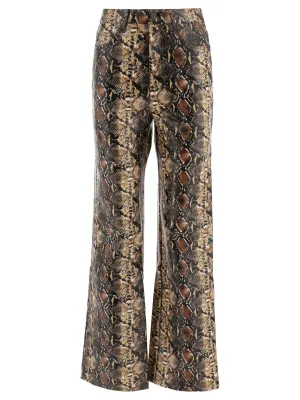 ROTATE Rotie Animal Pattern High Waist Pants