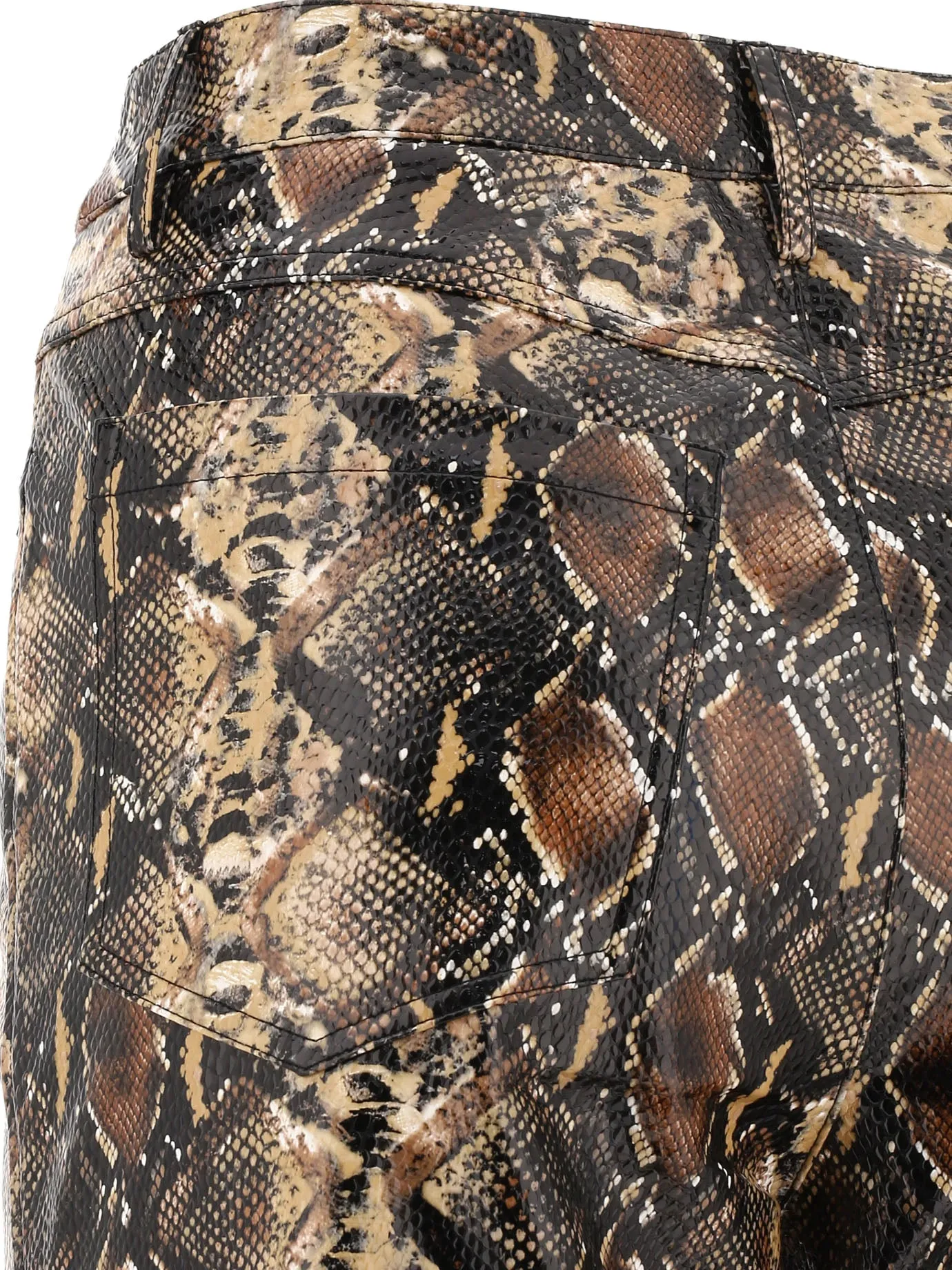 ROTATE Rotie Animal Pattern High Waist Pants