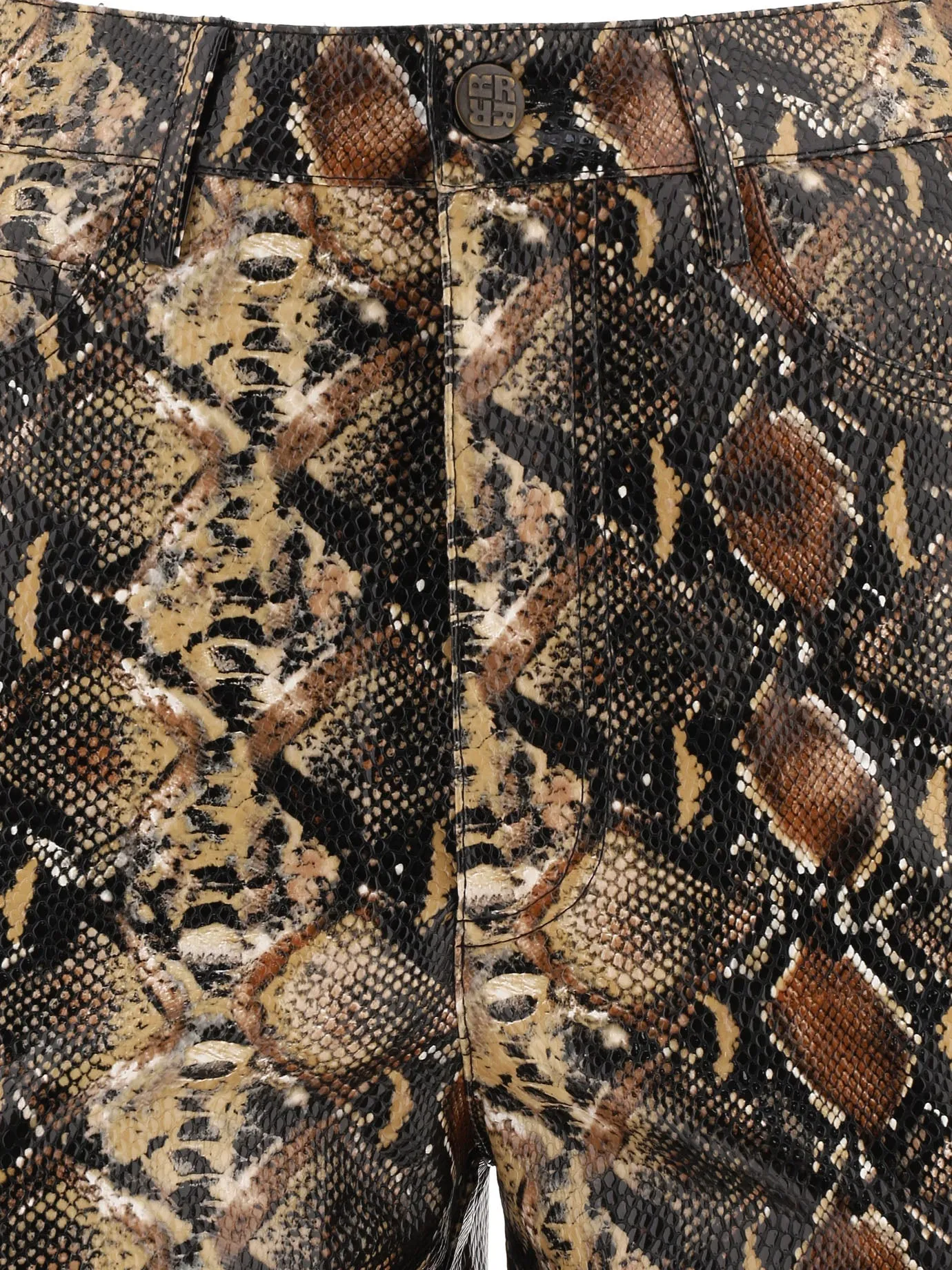 ROTATE Rotie Animal Pattern High Waist Pants
