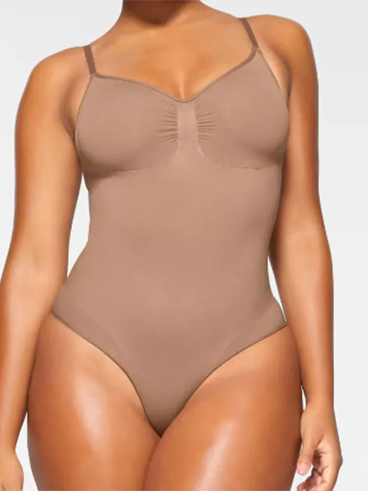 Seamless Backless Tummy Control Shapewear Bodysuit