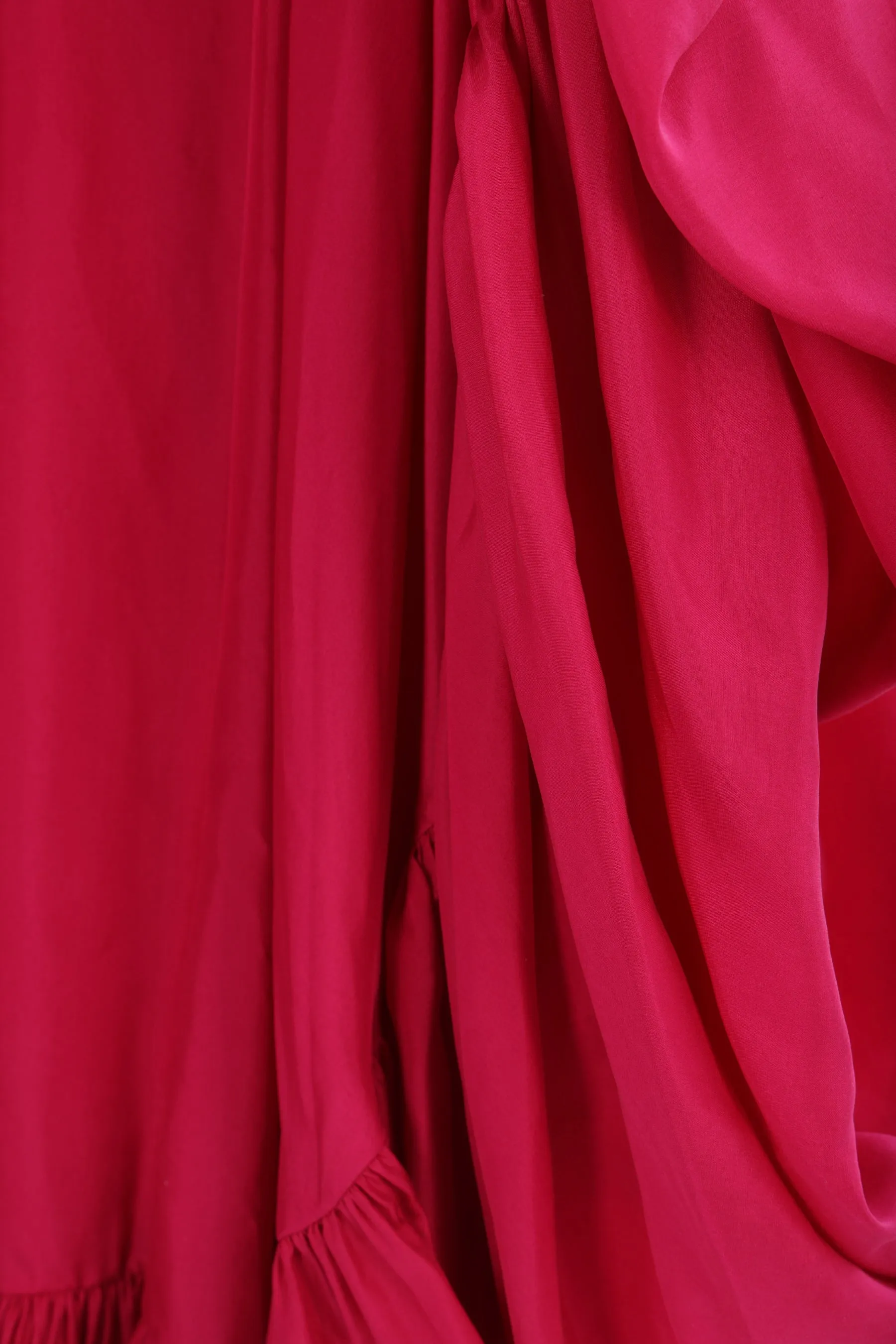 silk asymmertric jumpsuit
