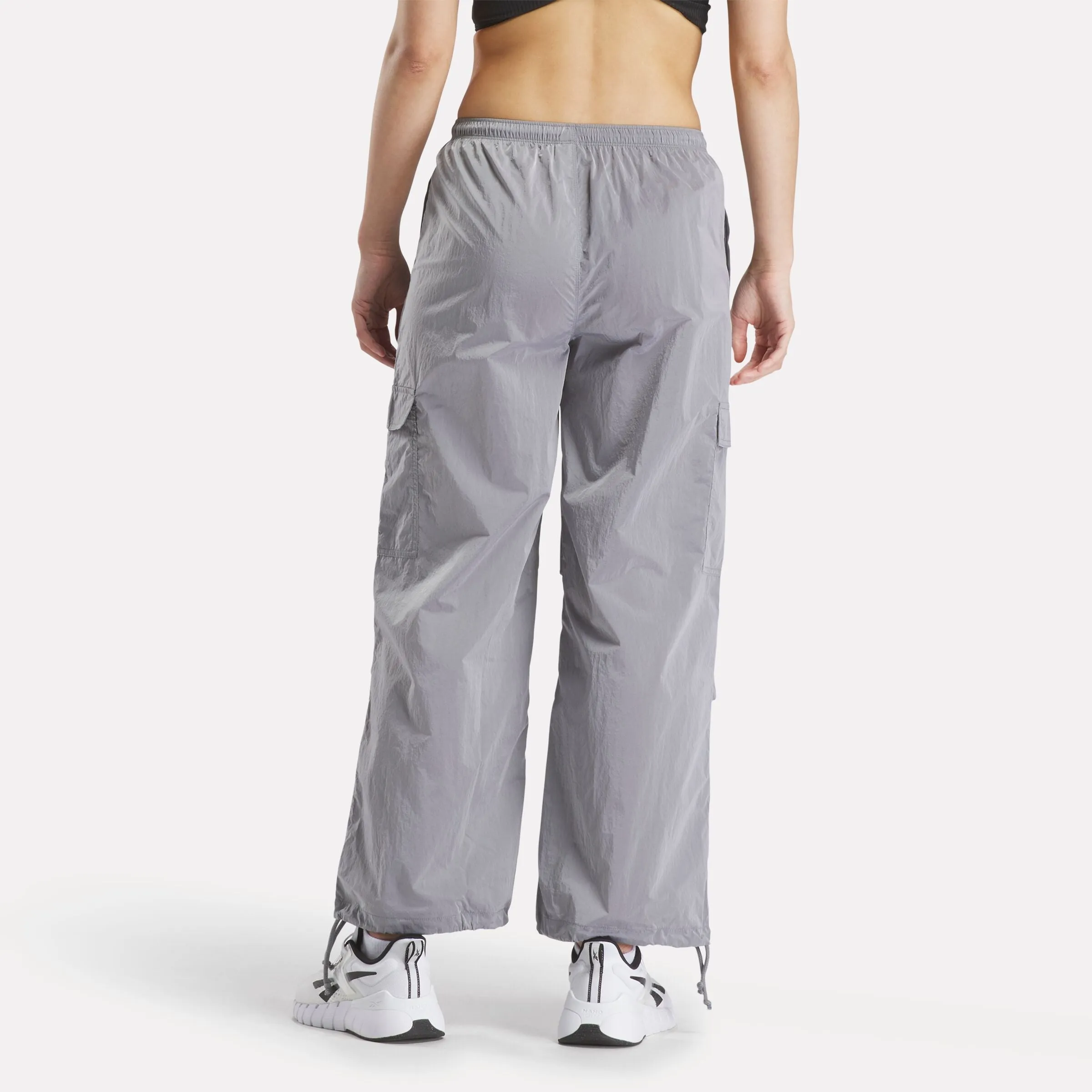 Studio Style Cargo Pant Silver Metallic
