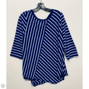 Top Long Sleeve By Ruby Rd In Blue, Size: Xlp