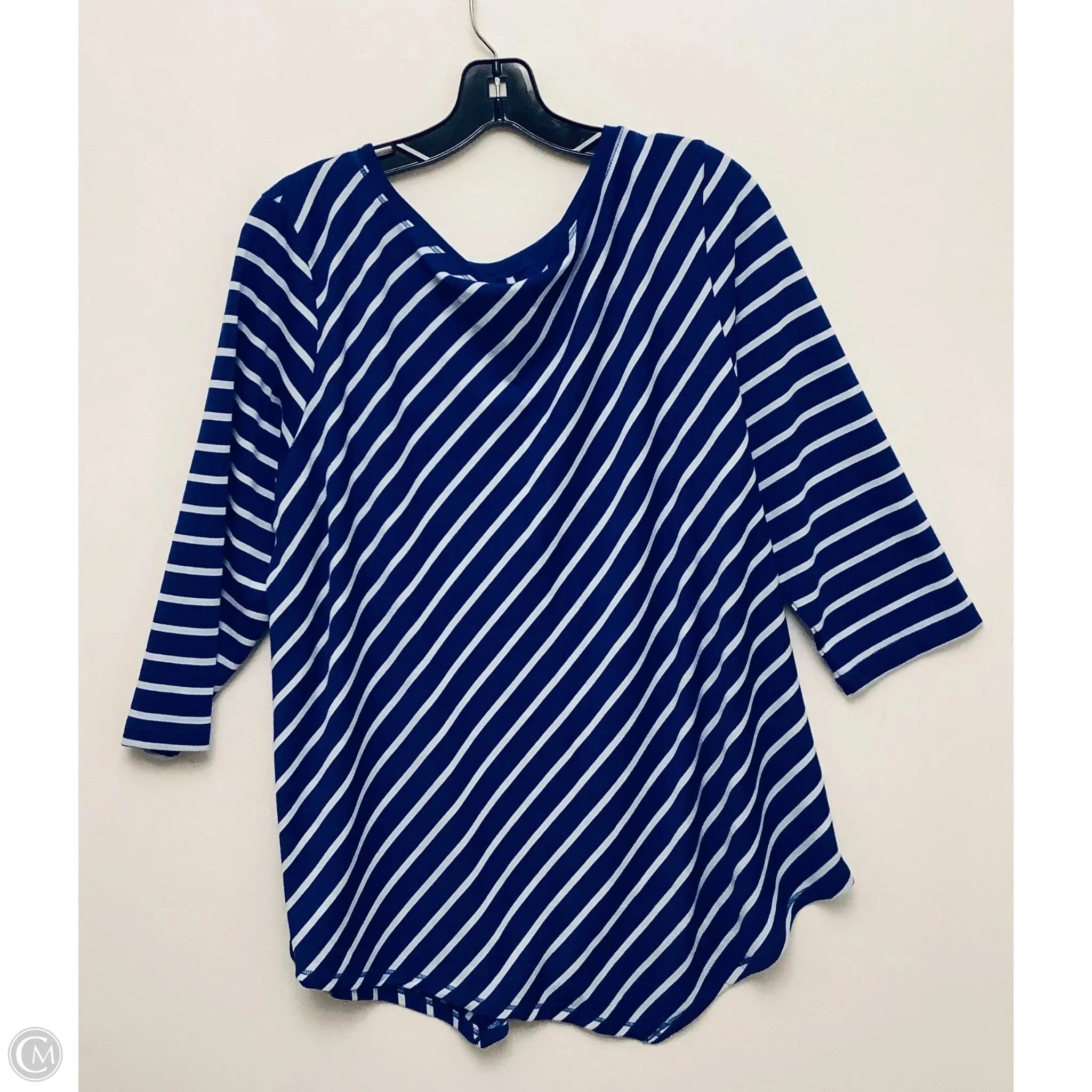 Top Long Sleeve By Ruby Rd In Blue, Size: Xlp