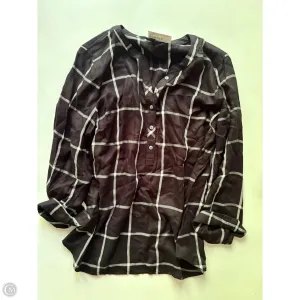 Top Long Sleeve By Talbots In Black, Size: Lp